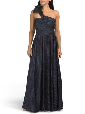 tahari long formal dresses ASL | | Tahari Black Burnout Velvet Dress Gown Cowl Neck Cap Sleeve TEMPORADA_RESORT24